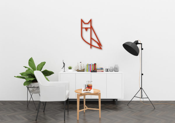 Baykuş  - Metal Duvar Süsü - Görsel 4