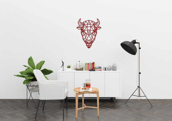 Bison  - Metal Duvar Süsü - Görsel 2