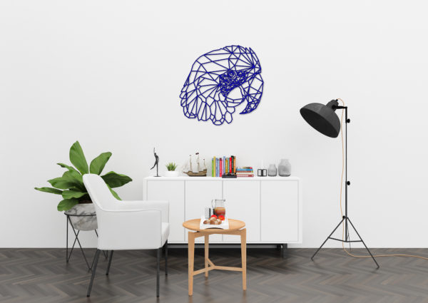 Parrot - Metal Duvar Süsü - Görsel 3