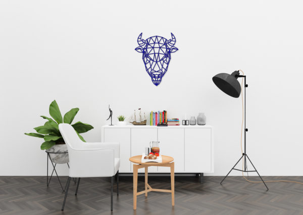 Bison  - Metal Duvar Süsü - Görsel 3