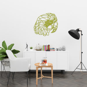 Parrot - Metal Duvar Süsü - Görsel 5