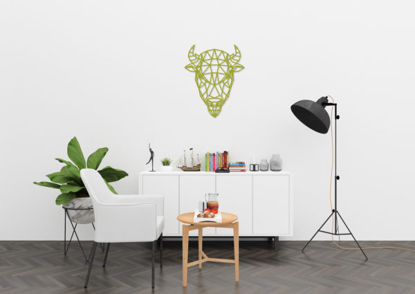 Bison  - Metal Duvar Süsü - Görsel 5